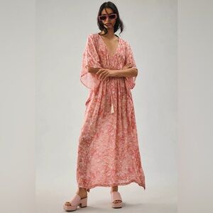 Anthropologie Rujuta Sheth Floral Kaftan